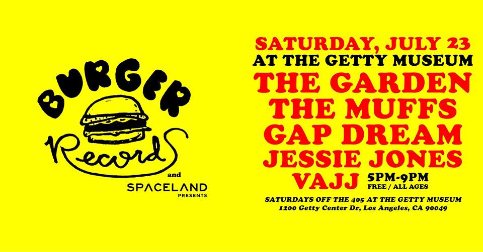 Saturdays Off the 405 at The Getty: Burger Records, Reviewed by Grace Dunn, Pow Magazine - July 23, 2016