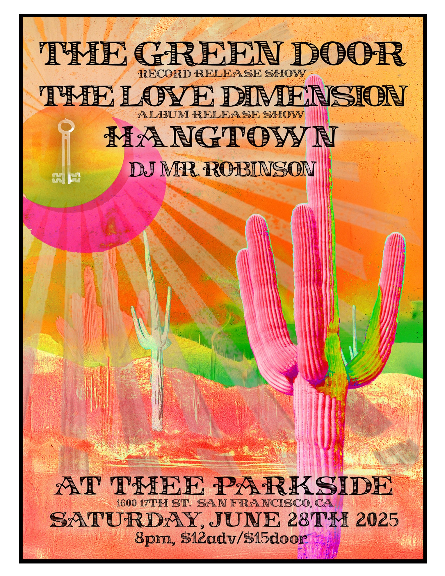 Psychedelic Rock Party at Thee Parkside - Double Album Release
